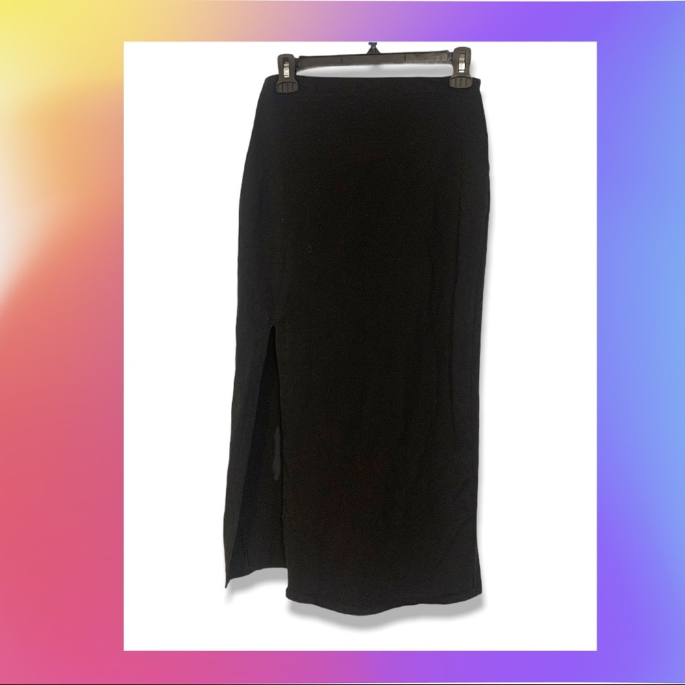 🕷BLACK🕷 ASOS Midi Skirt with Slit